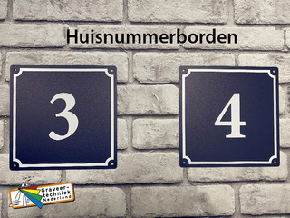 Huisnummers - Verdiepingsborden